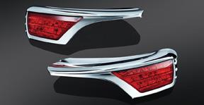 Kuryakyn passenger armrest trim with led turn signal accents