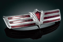 Kuryakyn rear fender tip with led run / brake accent light