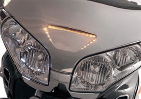 Show chrome accessories led windshield garnish