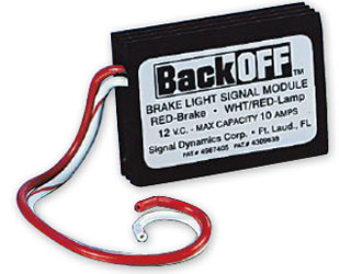 Signal dynamics corporation “back off” mc brake light modulator