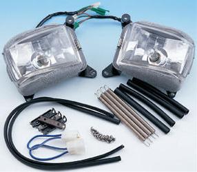 Show chrome accessories fog lights