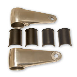 Emgo cast aluminum headlamp mounting brackets