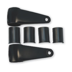 Emgo cast aluminum headlamp mounting brackets