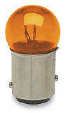 Drag specialties dual-filament mini amber light bulb