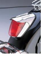 Show chrome accessories taillight visors