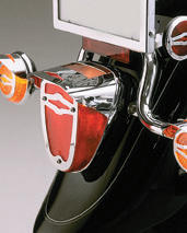 Show chrome accessories taillight visors