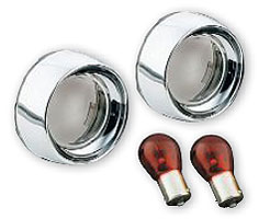 Kuryakyn deep dish bezels with lenses