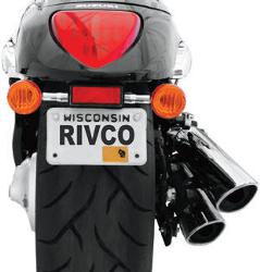 Rivco rear turn signal / license plate relocation kit