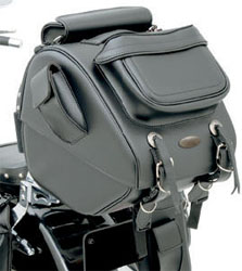 All american rider large trunk rack bags with exterior pockets