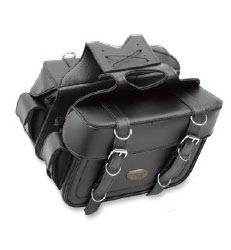 All american rider box-style slant saddlebags with rear pocket