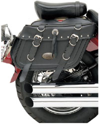 All american rider box-style slant saddlebags with rear pocket