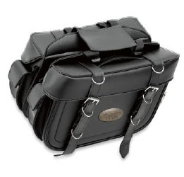 All american rider extra-large box-style detachable slant saddlebags