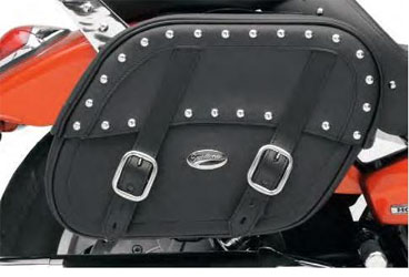 Saddlemen desperado saddlebags with shock cutaway