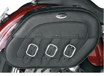 Saddlemen s4 rigid-mount specific-fit quick-disconnect saddlebags with integrated led marker lights