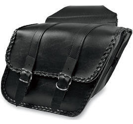 Willie & max braided slant saddlebags