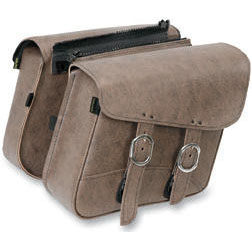 Willie & max compact slant double down brown  saddlebags