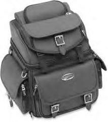 Saddlemen br1800ex/s and br3400ex/s combination backrest, seat and sissy bar bag