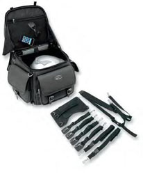 Saddlemen br1800ex/s and br3400ex/s combination backrest, seat and sissy bar bag