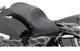 Drag specialties low-profile touring seats with built-in backrests