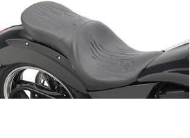 Drag specialties low-profile touring seats with built-in backrests