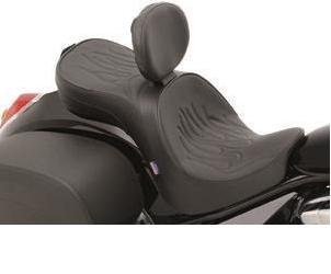 Parts unlimited low-profile double-bucket seat with dual backrest