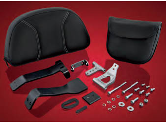 Show chrome accessories smart mount backrest kit