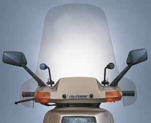 Slip streamer replacement shields for honda scooters