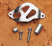 Works connection aluminum rear caliper guards