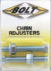 Bolt chain adjuster bolts and nuts
