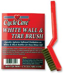 Cycle care formulas whitewall tire brush