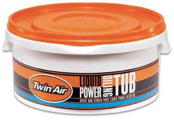 Twin air liquid power filter oil and oiling tub