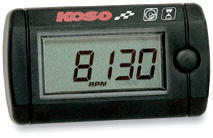 Koso mini tachometer and hour meter