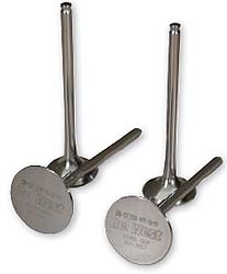 Del west titanium engine valves