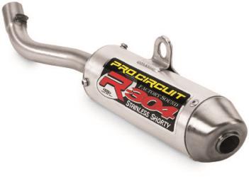 Pro circuit 2-stroke r304 shorty silencers