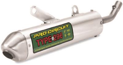 Pro circuit 2-stroke type 296 spark arrestor silencers