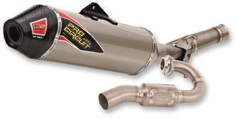 Pro circuit ti-5 race and t-5 gp exhaust systems