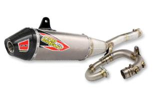 Pro circuit ti-6 and t-6 dual exhaust systems