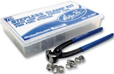 Motion pro stepless ear clamp kit  for fuel system