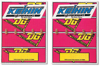 Dg genuine keihin 13 series main jets and main jet kits