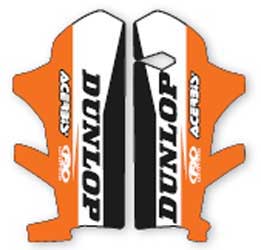 Factory effex lower fork guard graphics