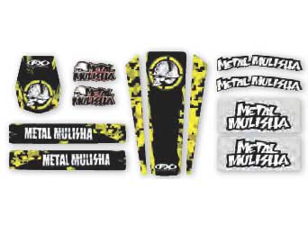 Factory effex metal mulisha, monster energy and rockstar universal trim kits