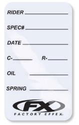 Factory effex suspension  spec sticker