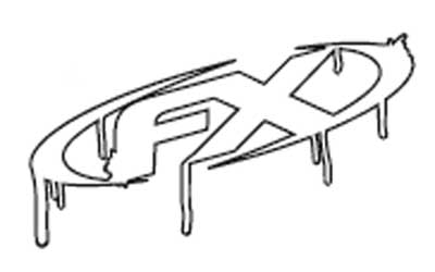 Factory effex logo stickers