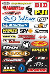 Factory effex sponsor sticker kits