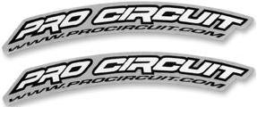 Pro circuit .com fender stickers