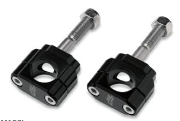 Renthal rubber-mounted clamps