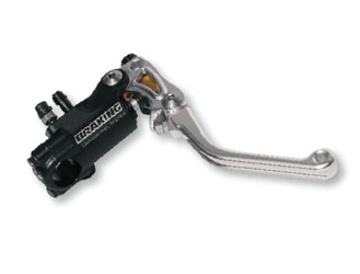 Braking levers for radial master cylinders