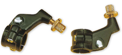 Parts unlimited two-piece black lever holders