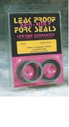 Leak proof fork seals, dust wipers and wiper / seal kits