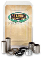 Bearing connections swingarm bearing kits